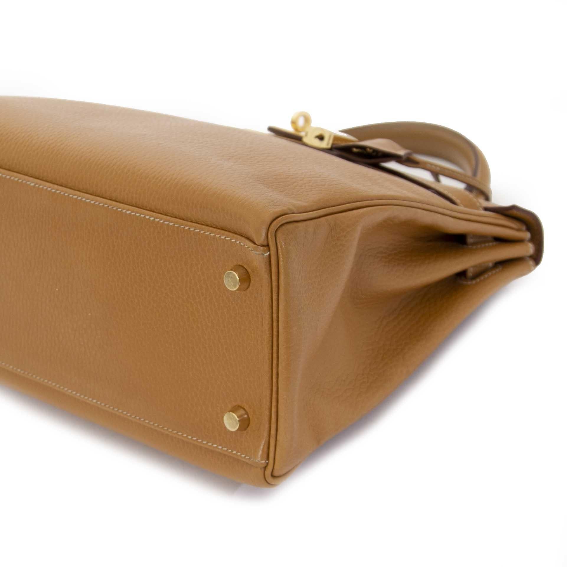 Hermès Kelly 32 Veau Ardennes Couleur Naturelle 1