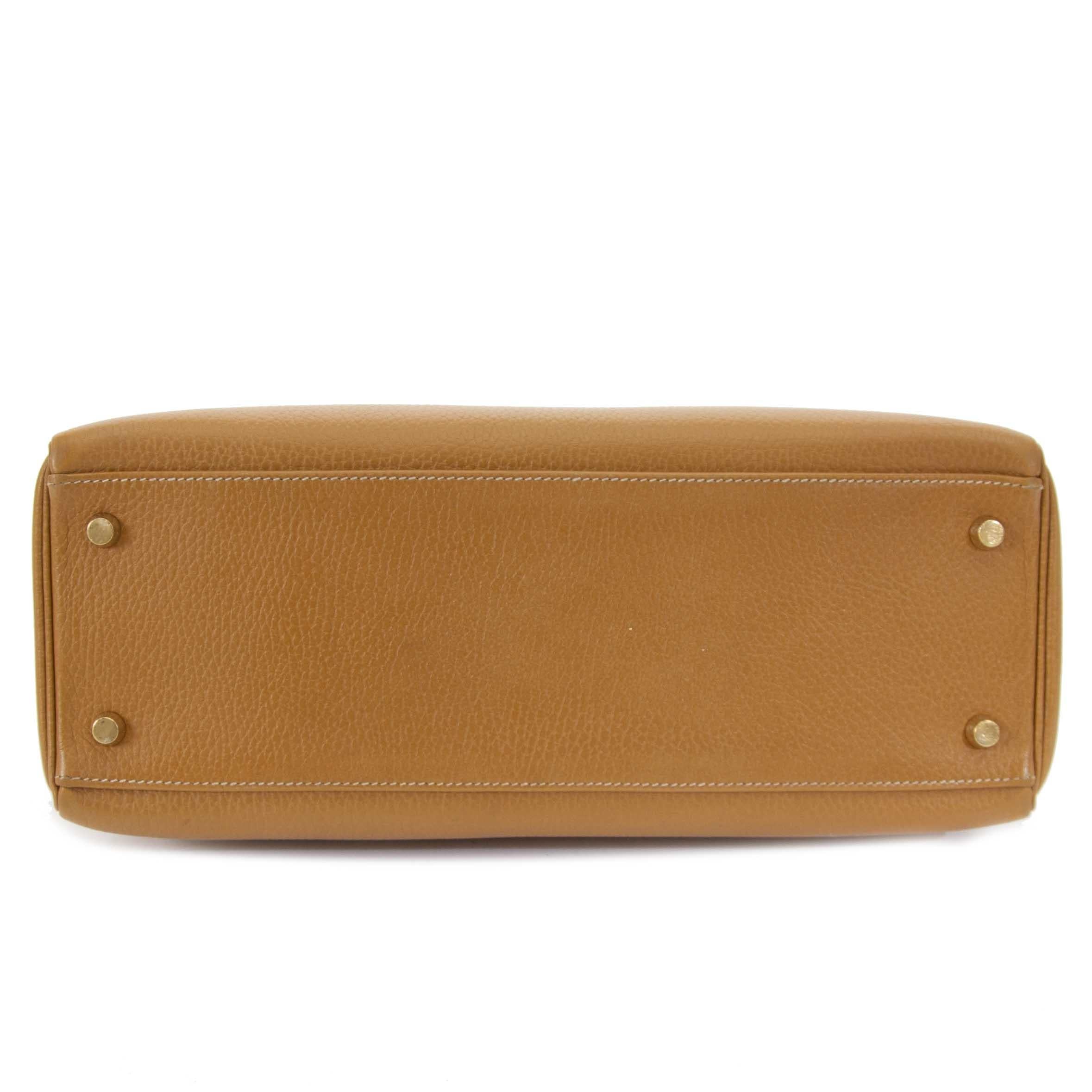 Hermès Kelly 32 Veau Ardennes Couleur Naturelle 3