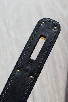 Hermes Kelly 32 Veau Box Calf 1998 Black GHW Bag