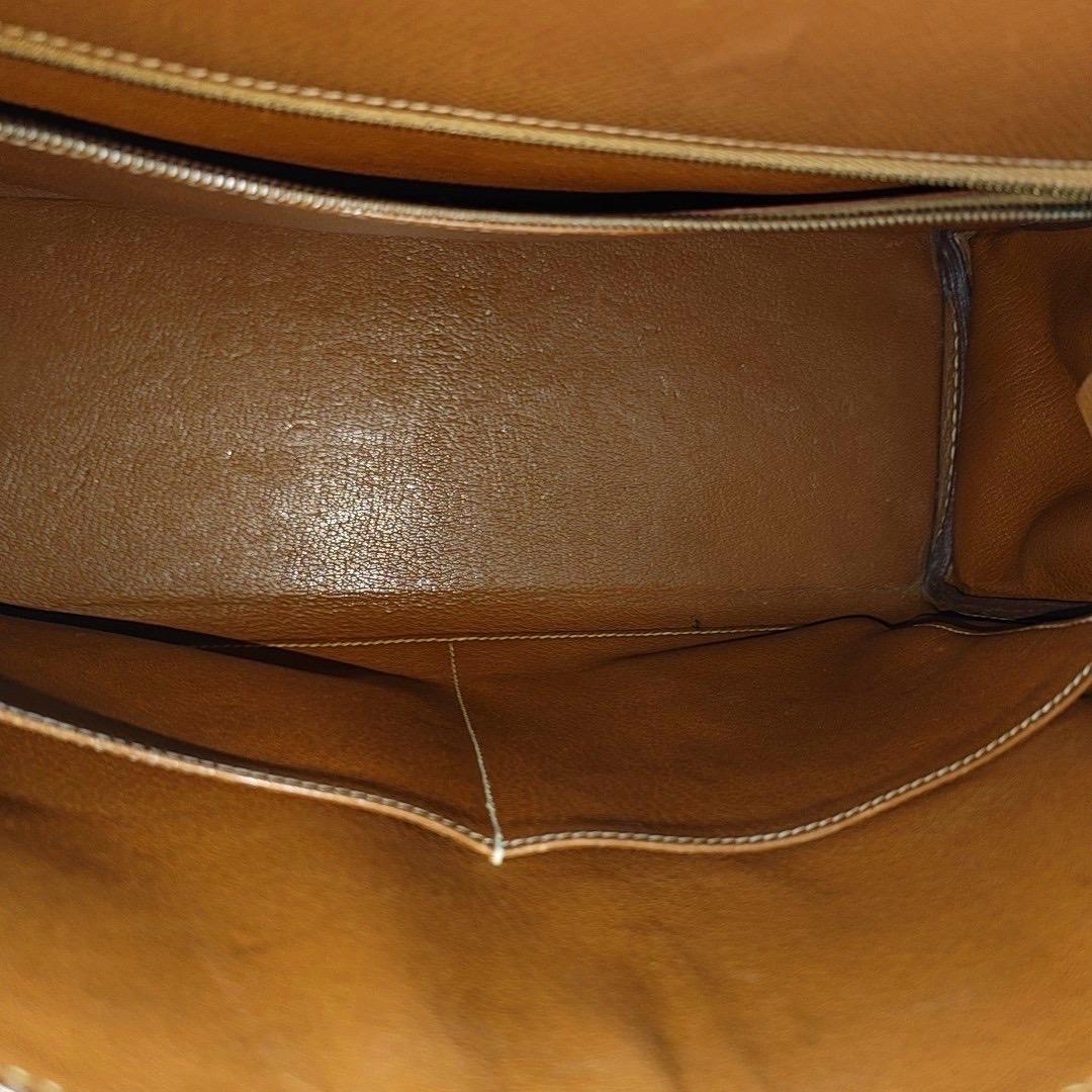 Hermes Kelly 32 Vintage Gold Epsom Retourne Gold Hardware 1993 For Sale 11