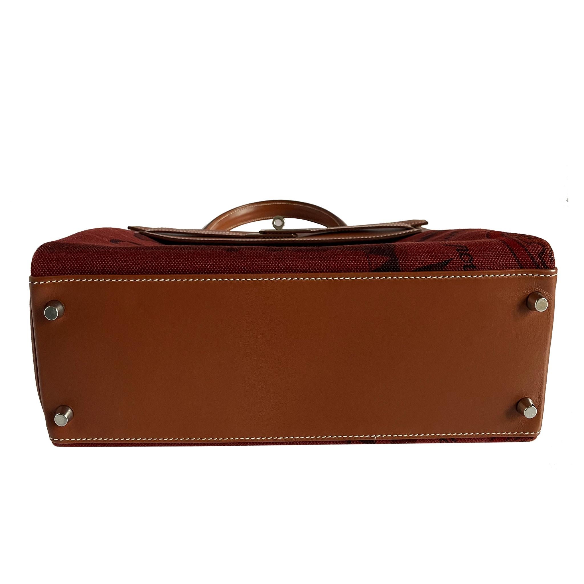 1stdibs Exclusive Hermès Kelly 32cm Amazon Fauve Barenia Palladium Hardware 4