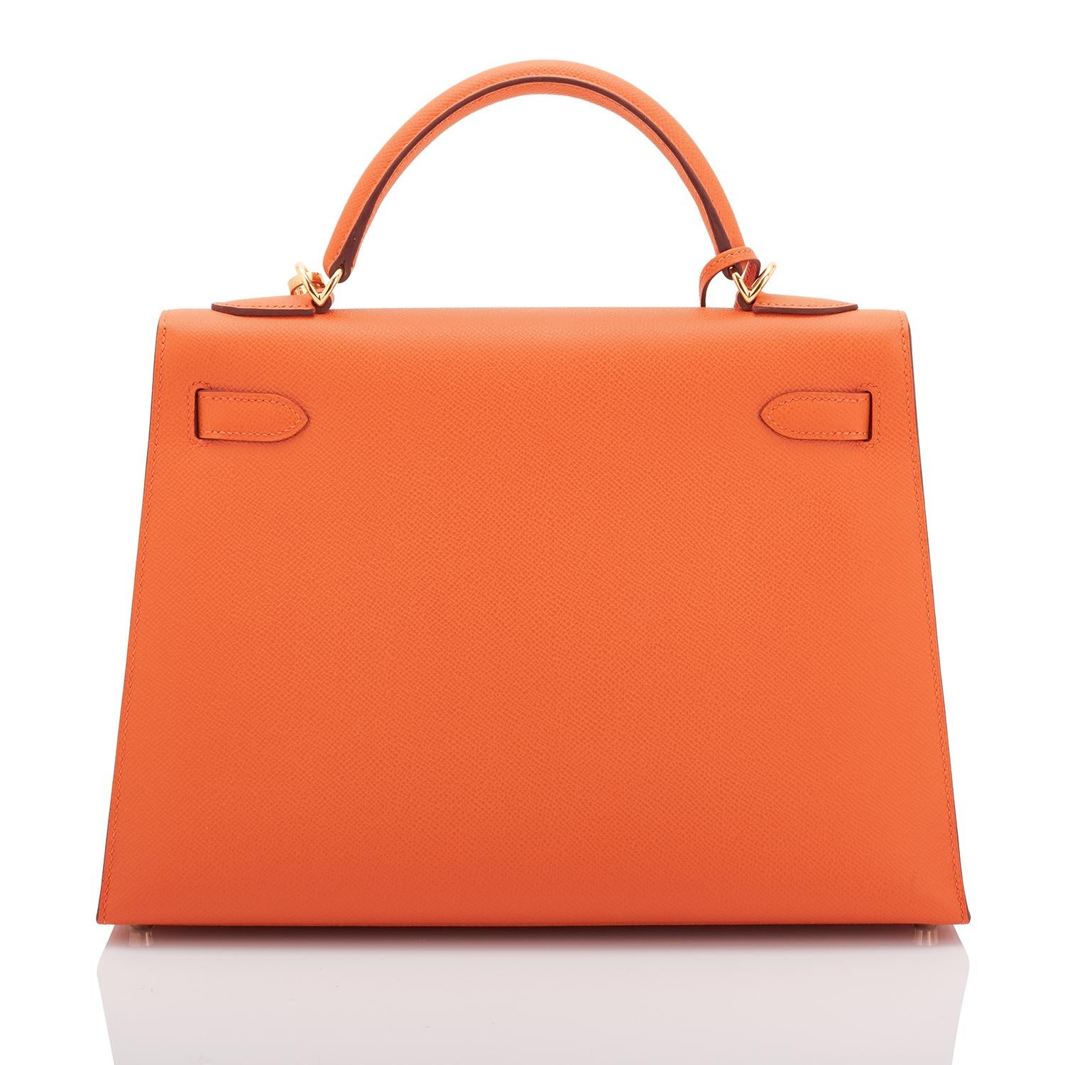 hermes orange bag