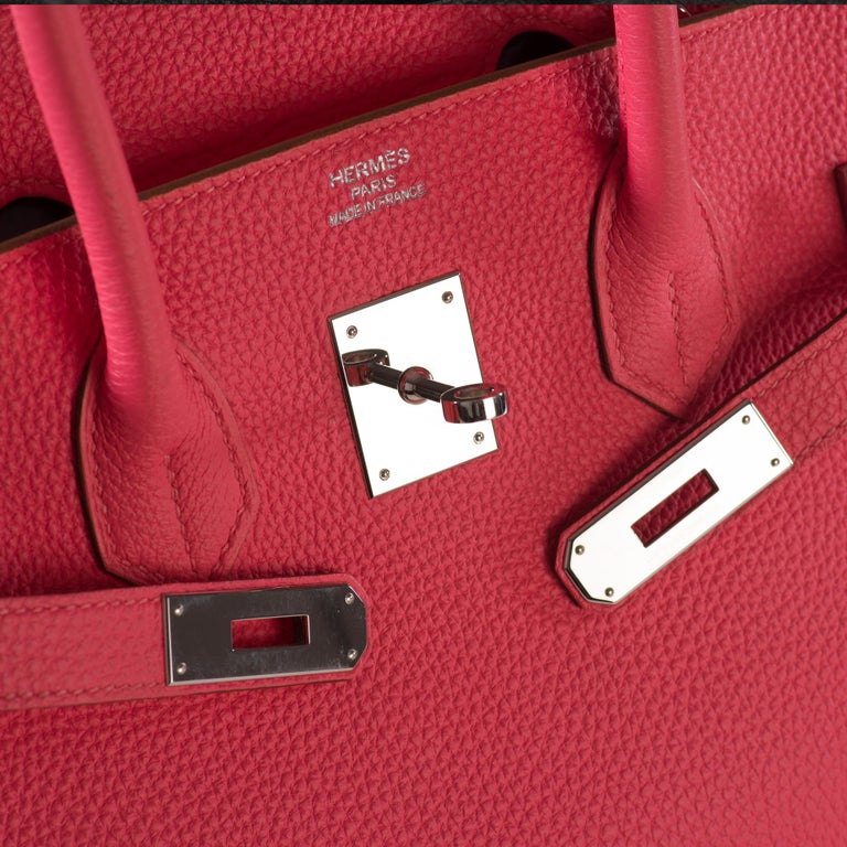 Hermes Kelly 32cm Togo Red Silver Hardware A Stamp Never worn at ...