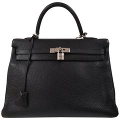 Hermès Kelly 35 black leather