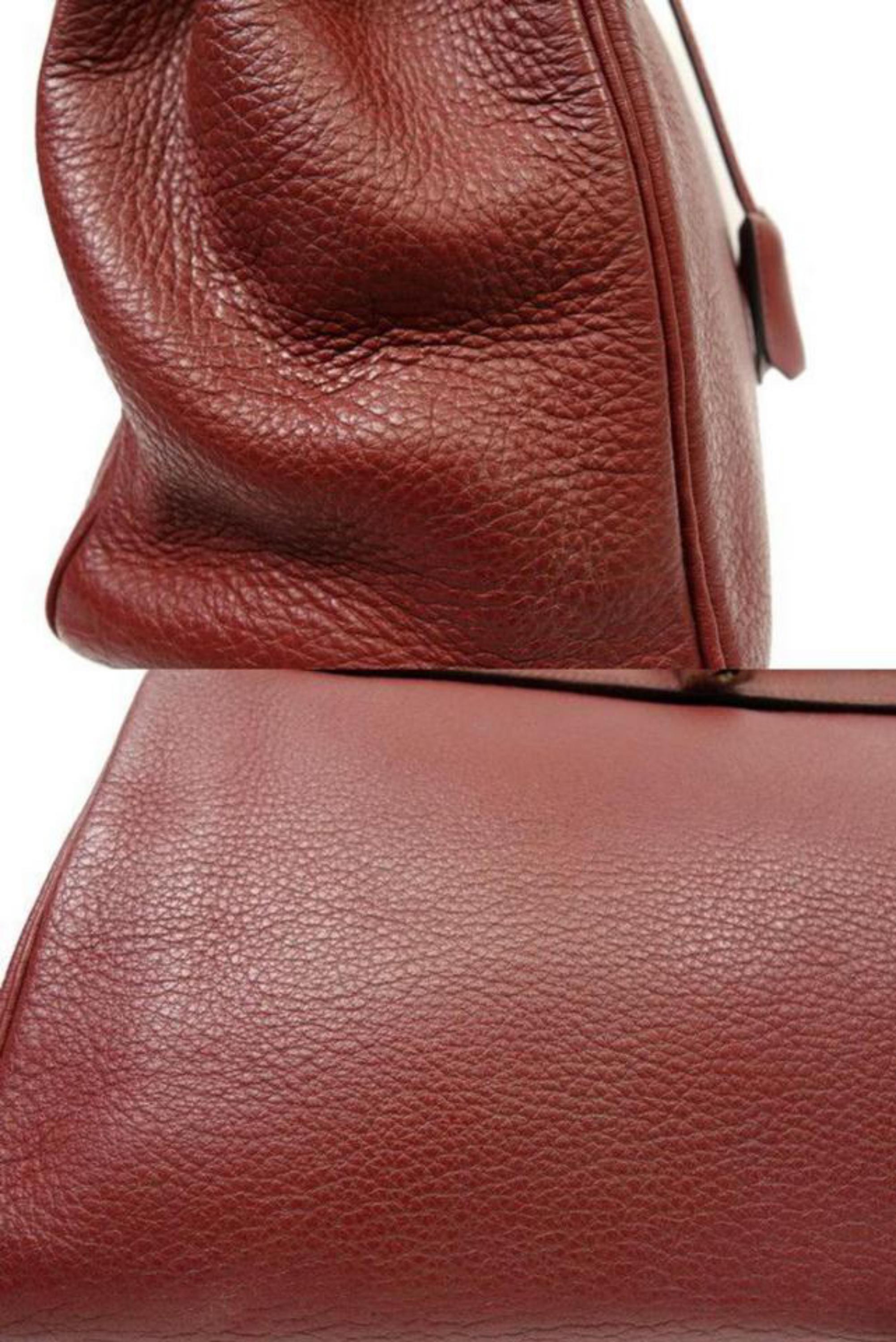 Hermès Kelly 35 227556 Rouge Ash Clemence Leather Satchel For Sale 2