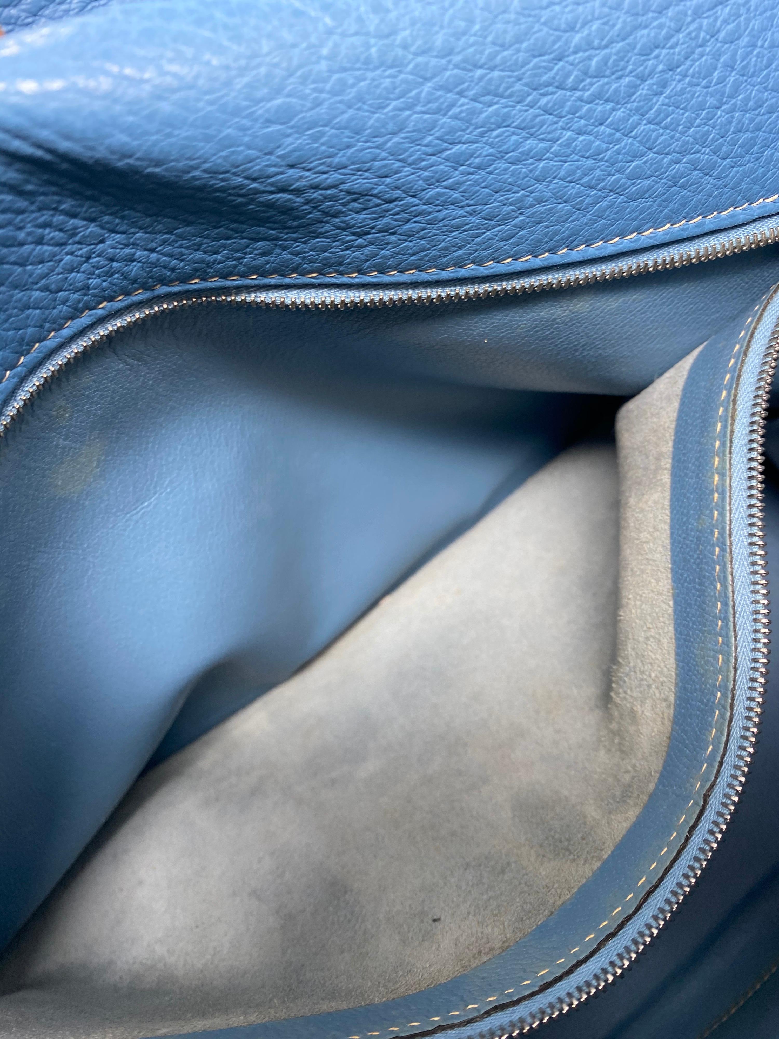 Hermès Kelly 35 Blau Jean 7