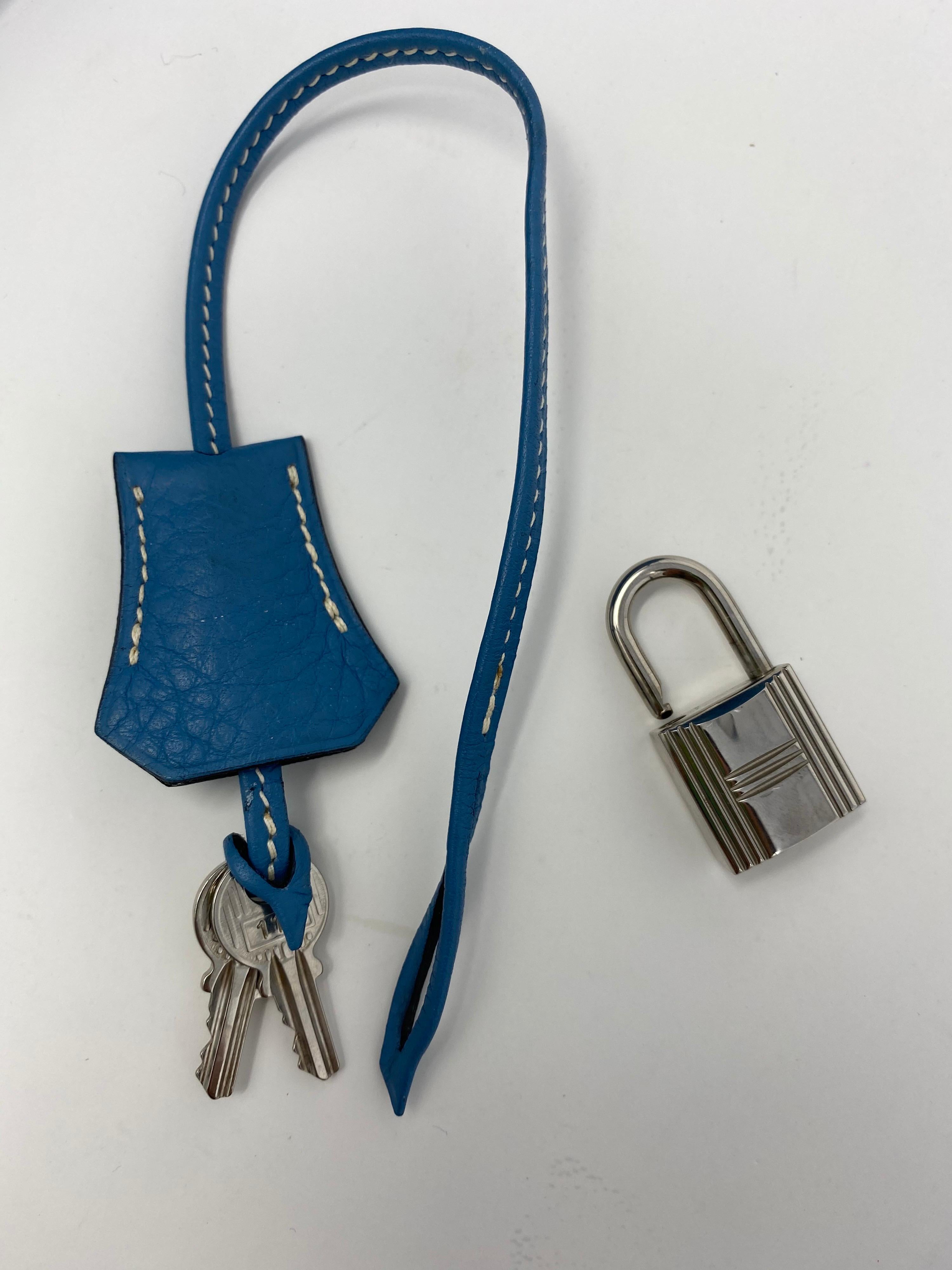 Hermès Kelly 35 Blau Jean 11