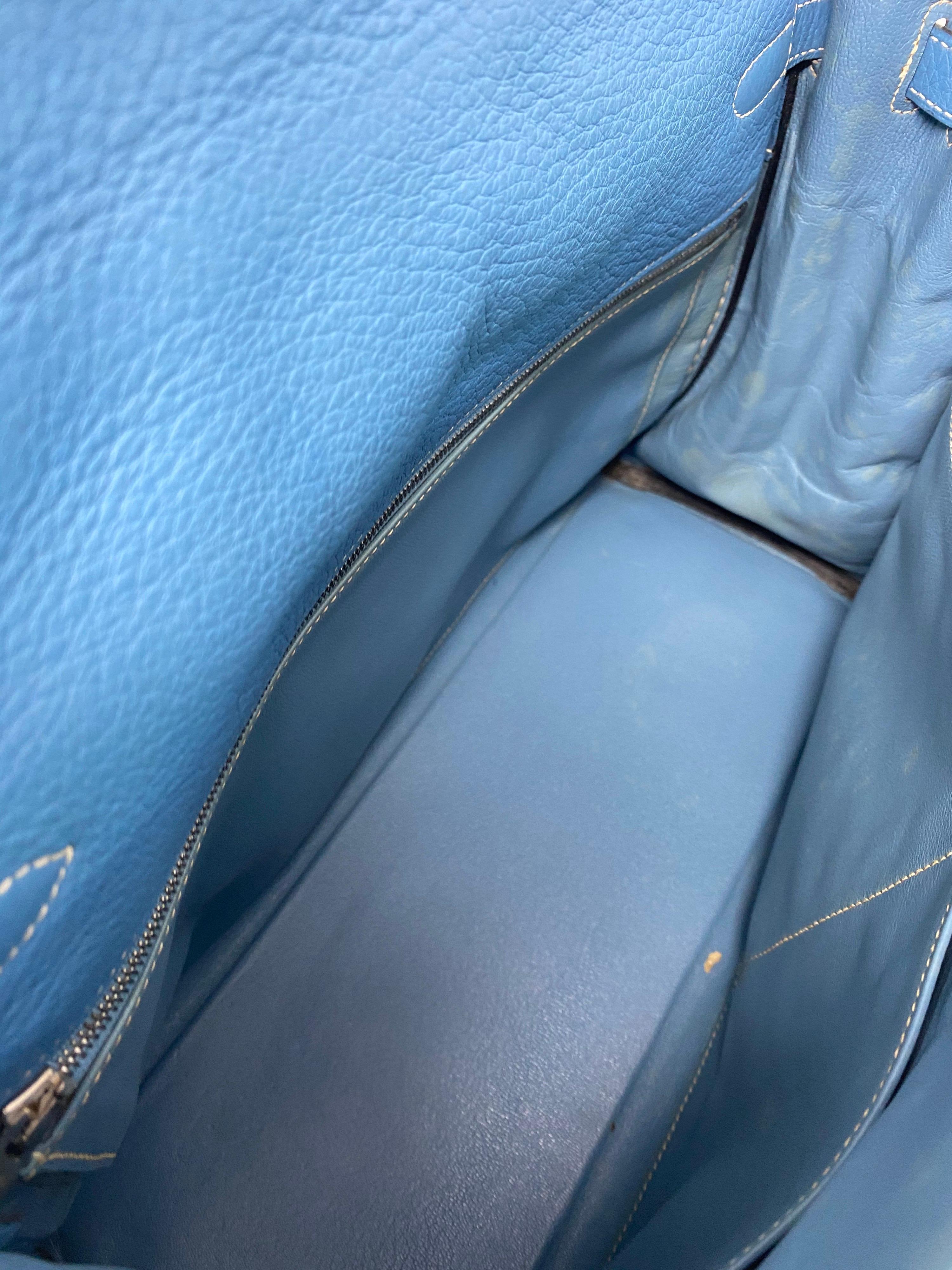 Hermès Kelly 35 Blau Jean für Damen oder Herren