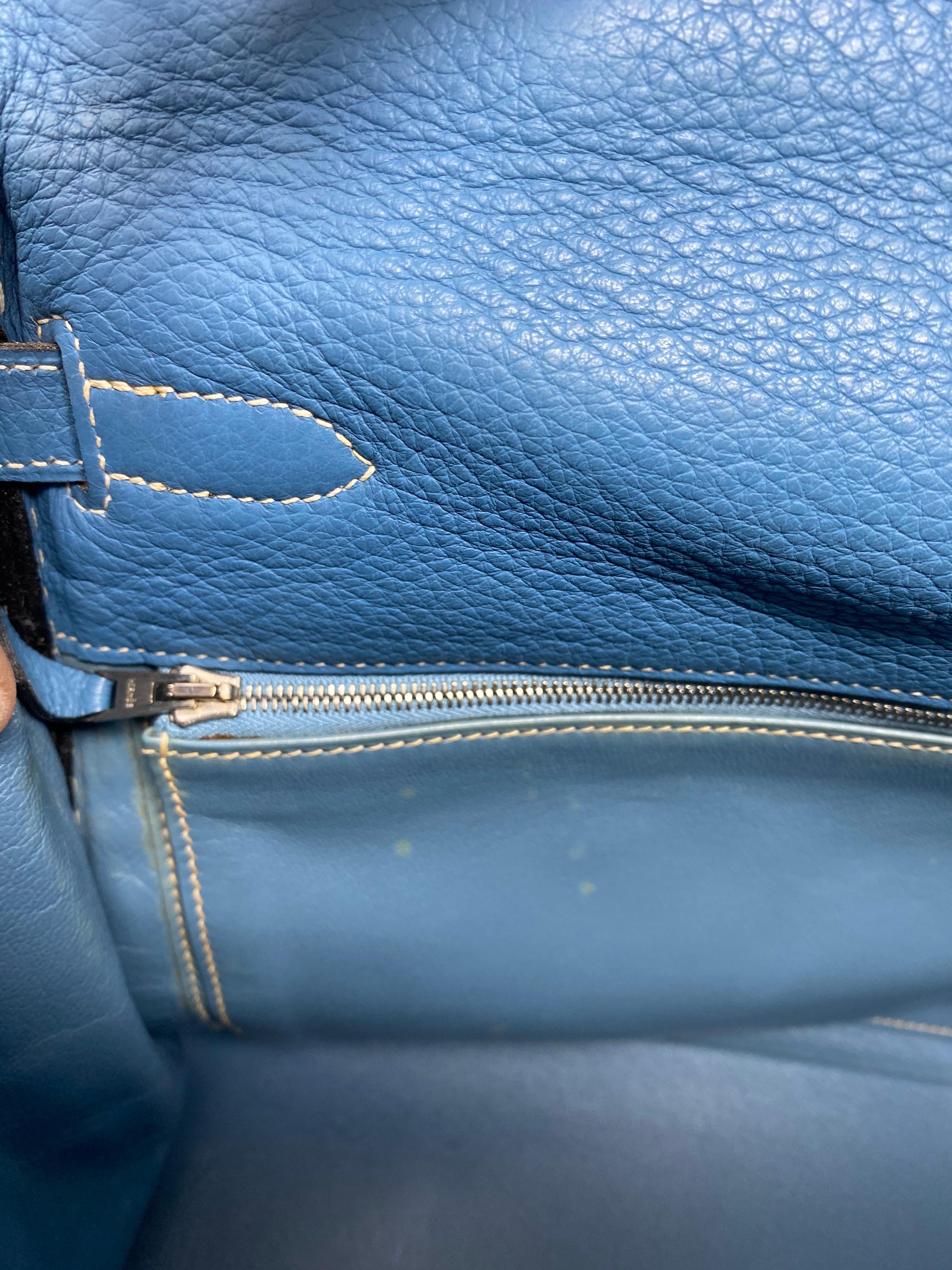 Hermès Kelly 35 Blau Jean 3