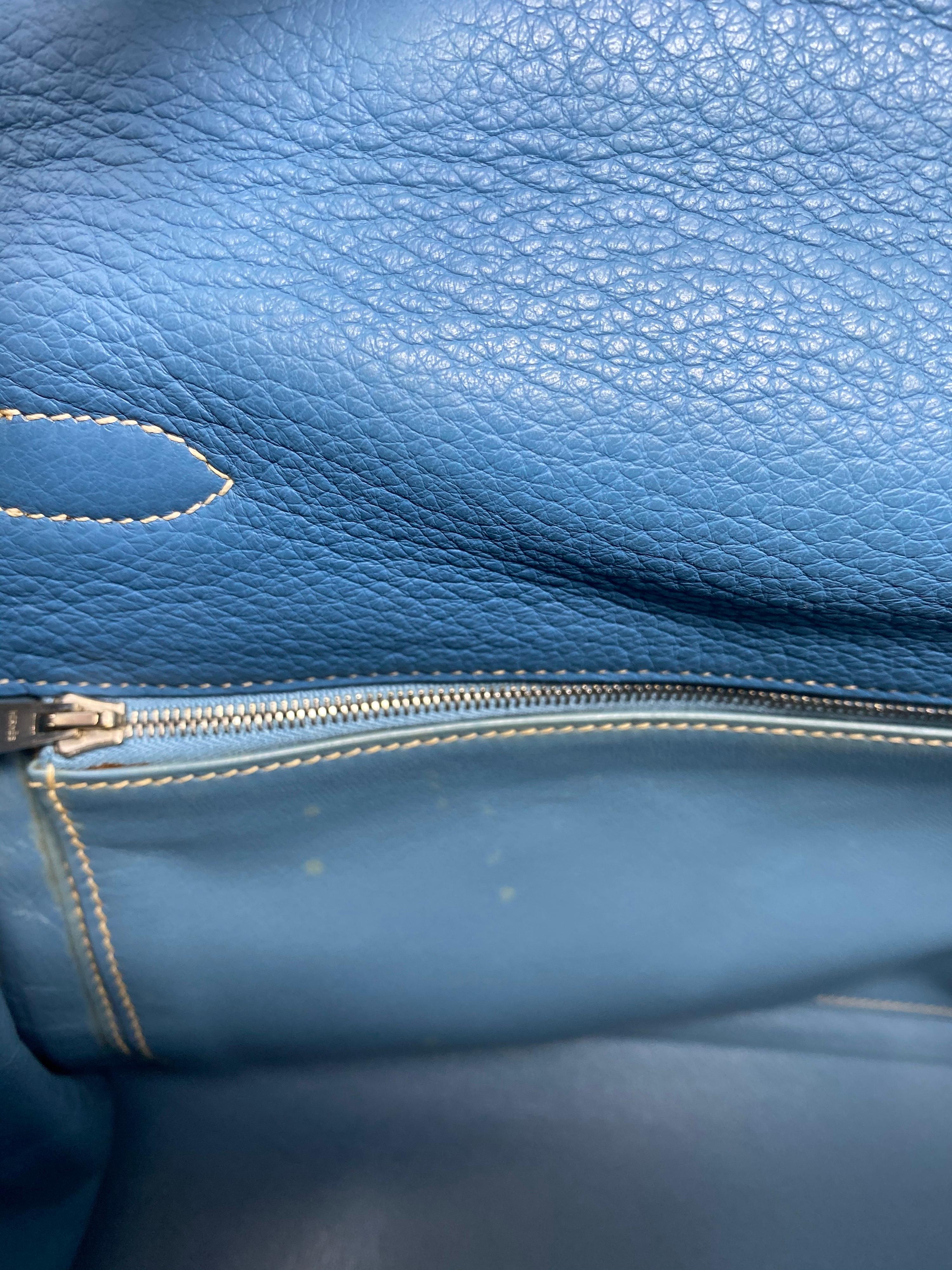 Hermès Kelly 35 Blau Jean 4