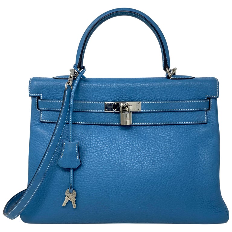 On My Side in blue leather at 1stDibs