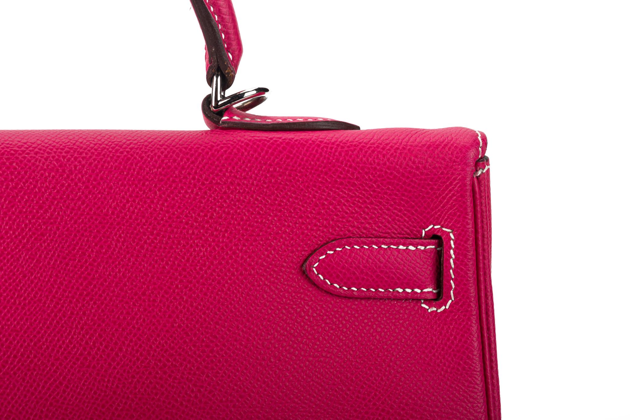 Hermes Kelly 35 Candy Rose Tyrien Bag 4