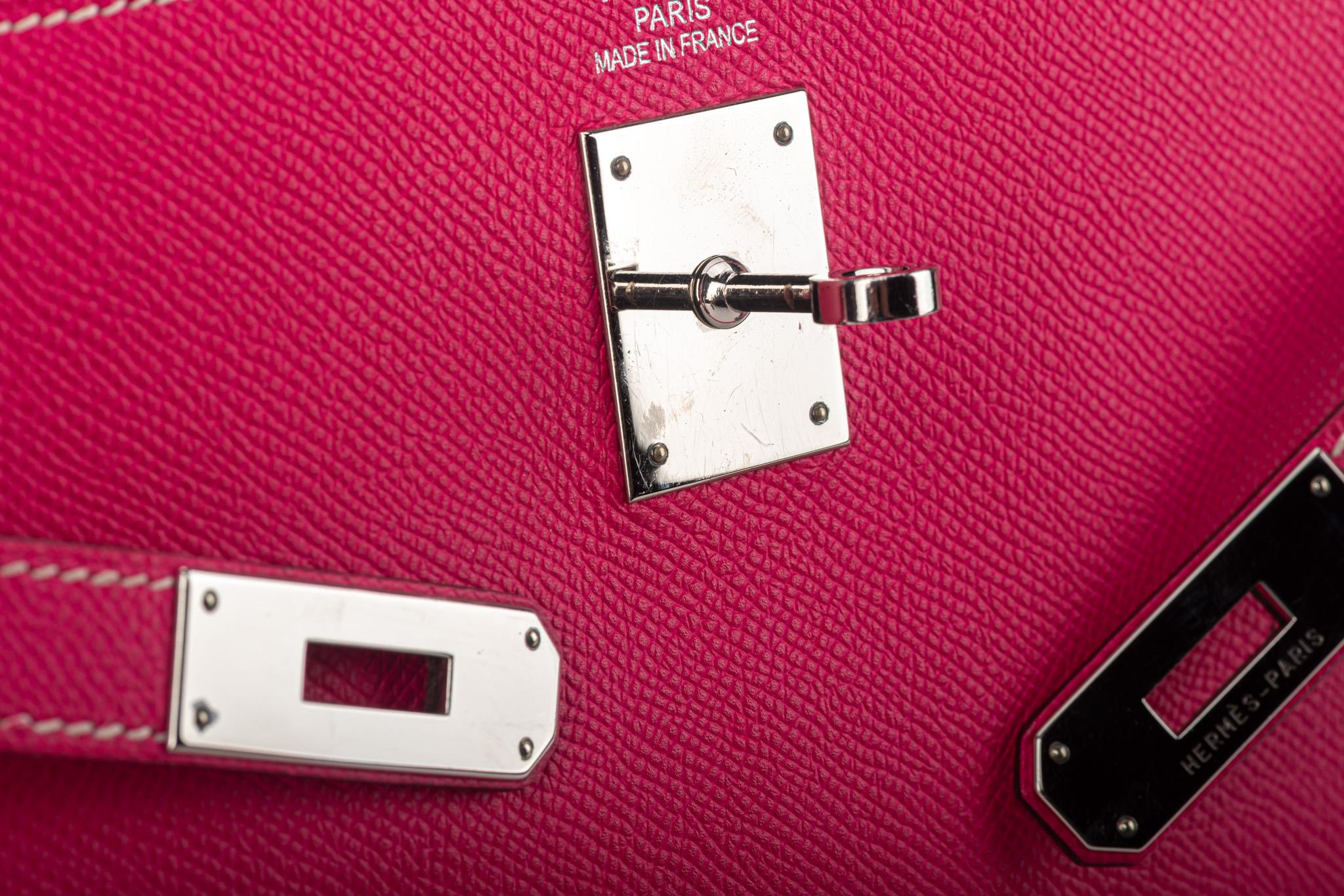 Kelly 35 Candy Rose Tyrien Tasche von Hermes 10