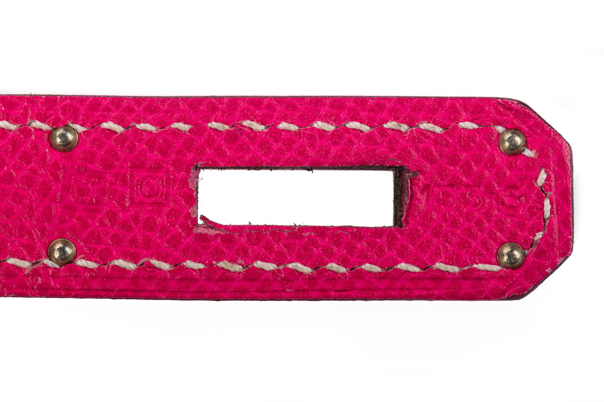 Kelly 35 Candy Rose Tyrien Tasche von Hermes 15