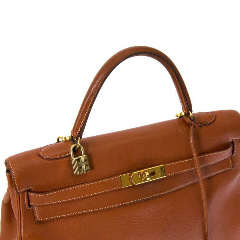 Hermès Kelly 35 Etrusque GHW For Sale at 1stDibs