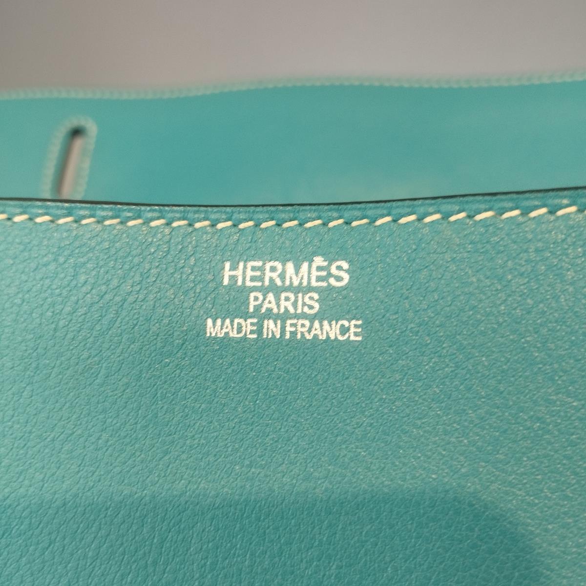Hermès Kelly 35 Flat Blue Jeans Swift 4