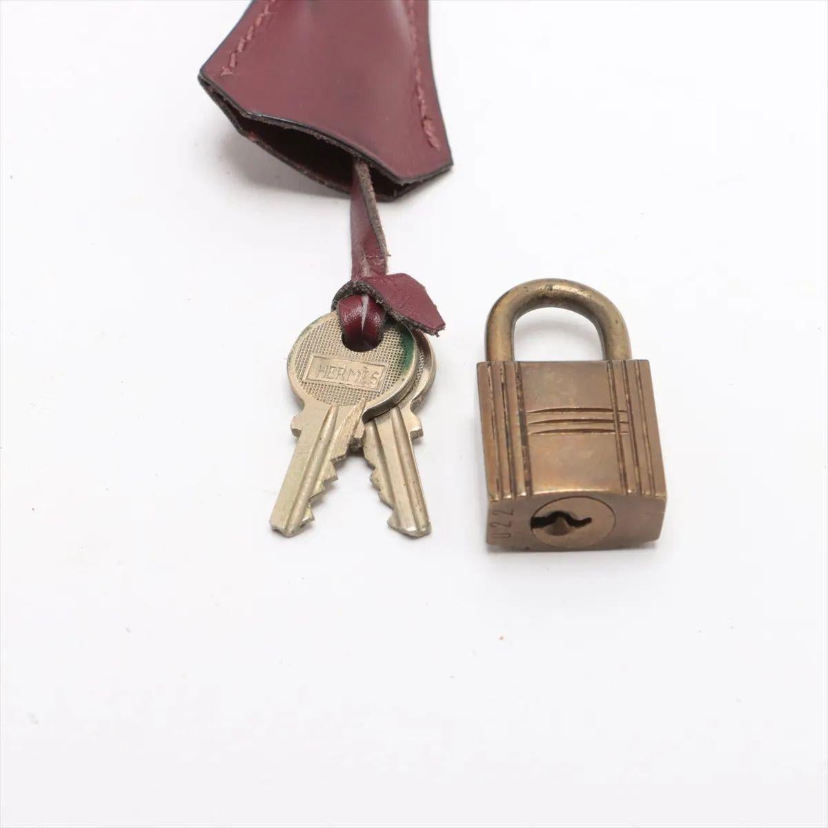 Hermes Kelly 35 Le Tournay Leather Handbag Rouge H For Sale 10