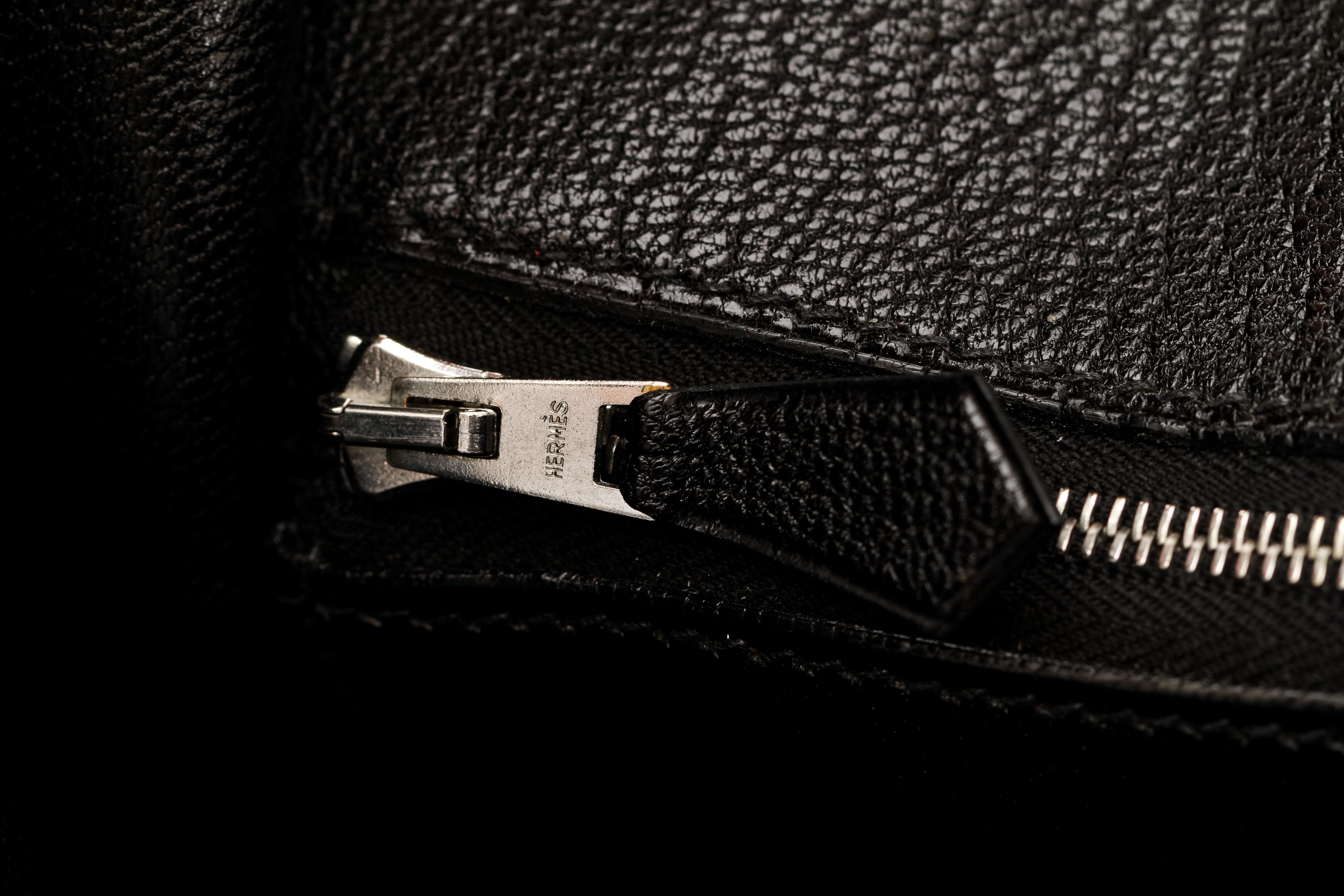 Bolso Hermes Kelly 35 Retourne Chevre Negro PH 9