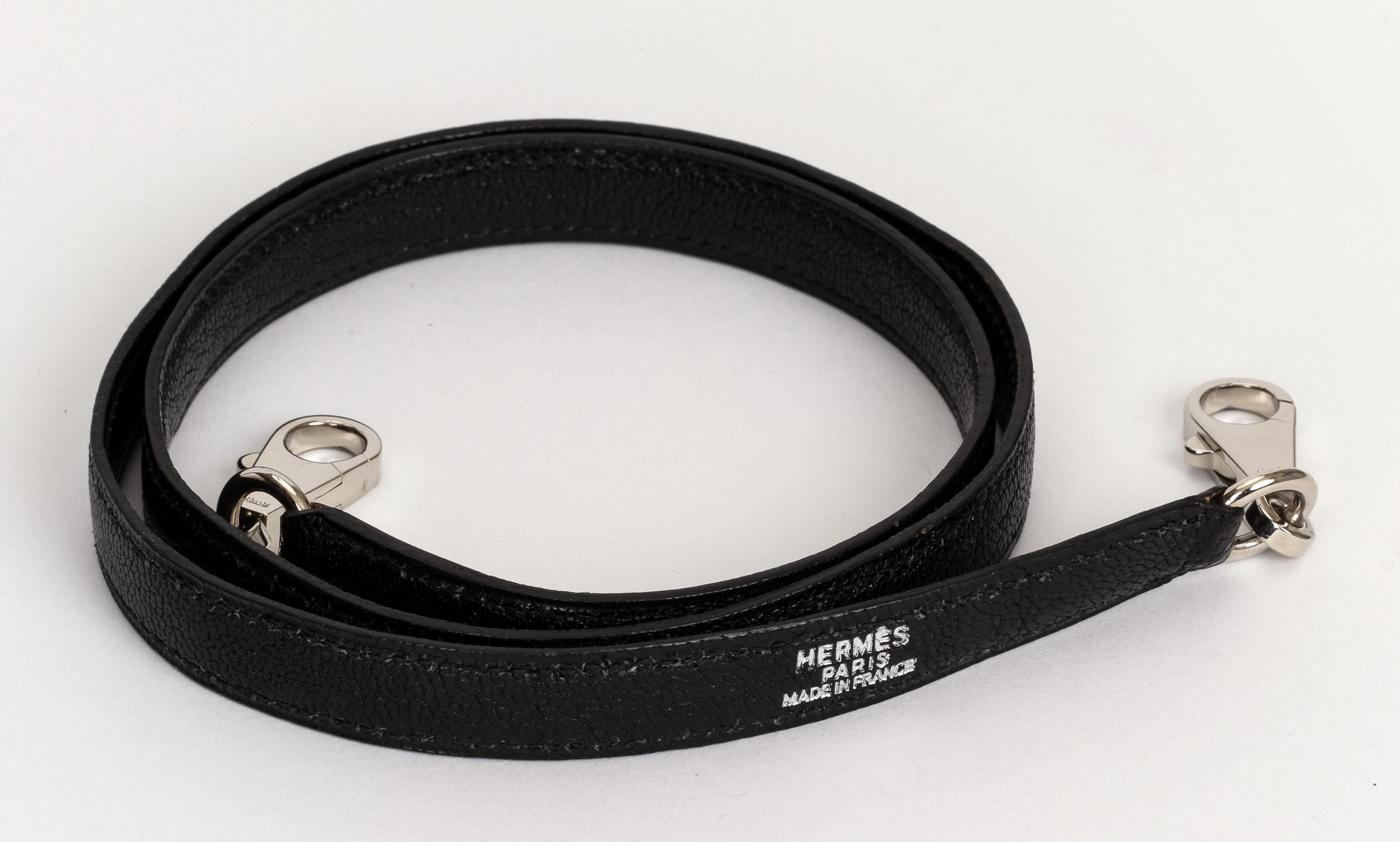 Bolso Hermes Kelly 35 Retourne Chevre Negro PH 12