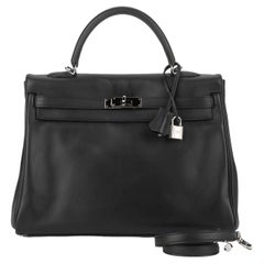 Hermès Kelly 35 Retourne Black Swift