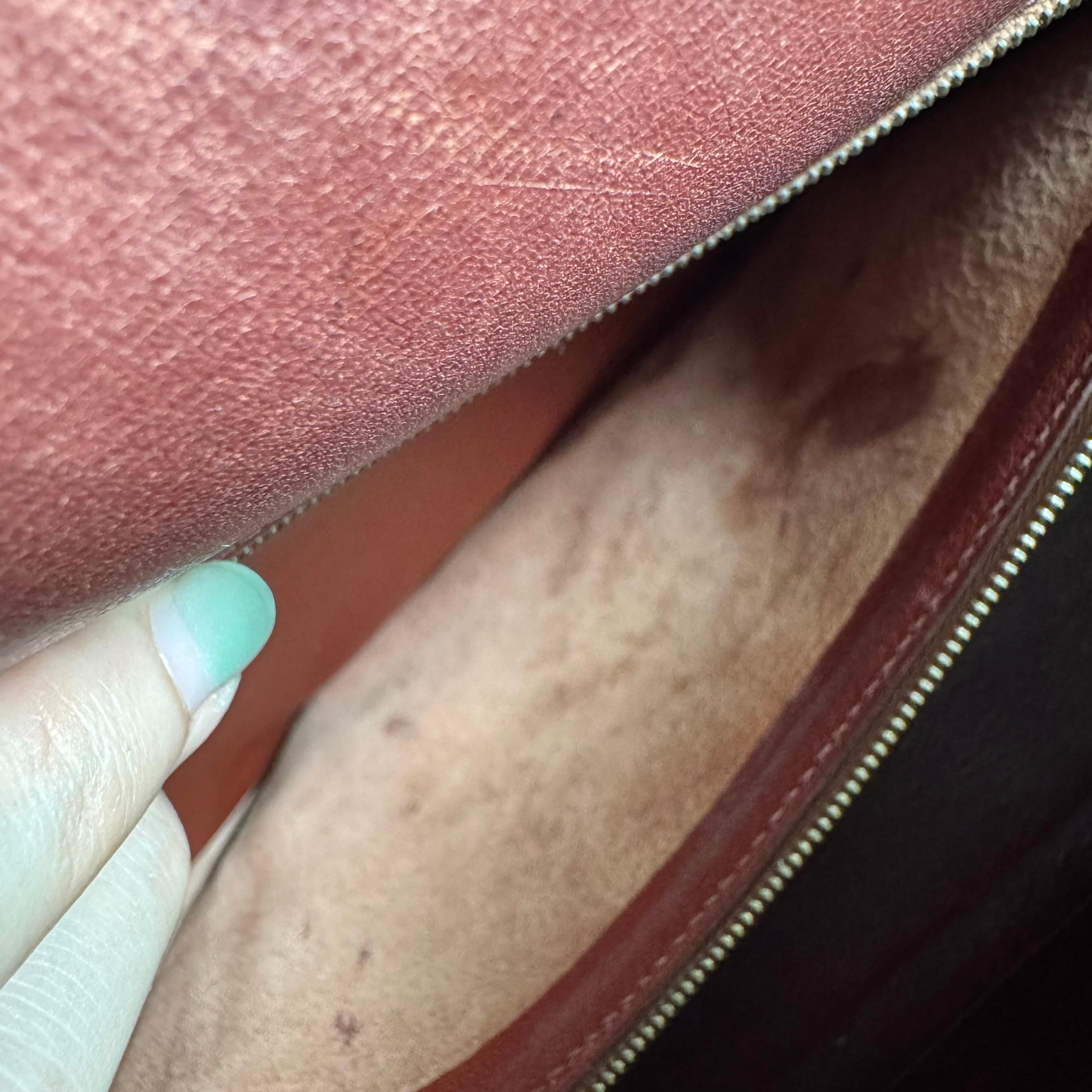 Hermes Kelly 35 Retourne Scatola Marrone Pelle di Vitello Hardware Oro in vendita 15