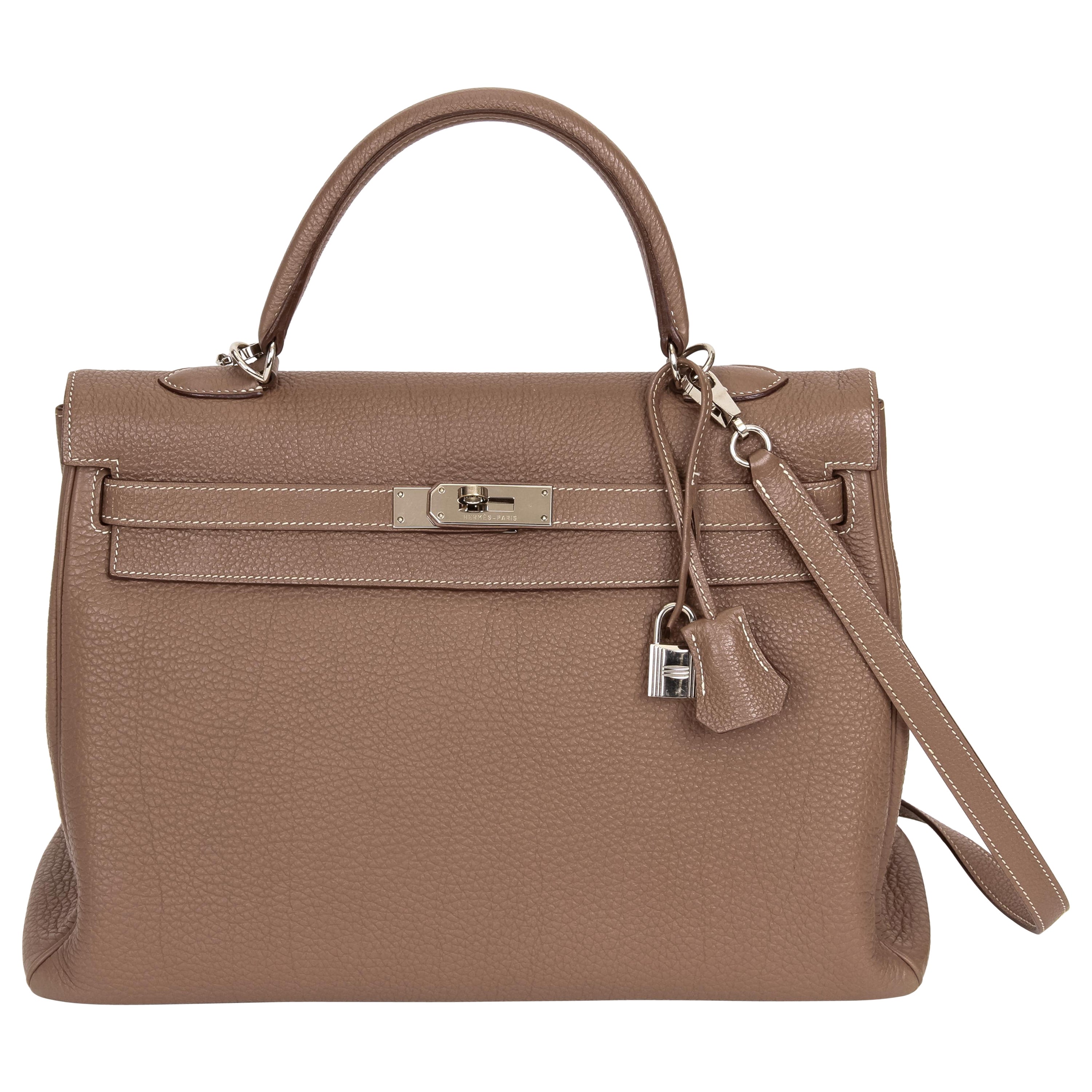 Hermes Kelly 35 Retourne Etoupe Togo PH Bag