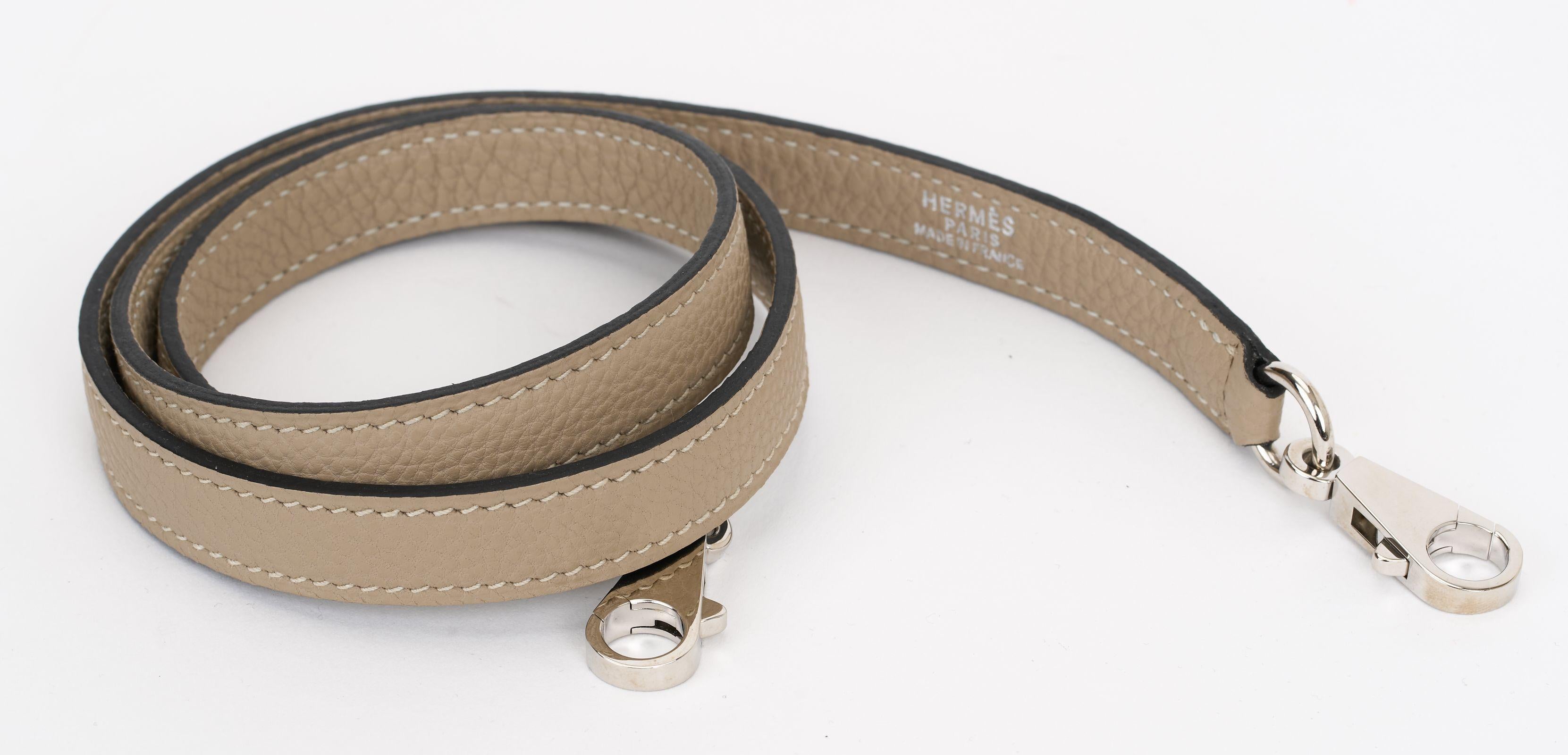 Hermès Kelly 35 Retourné Gris Tortorelle For Sale 7