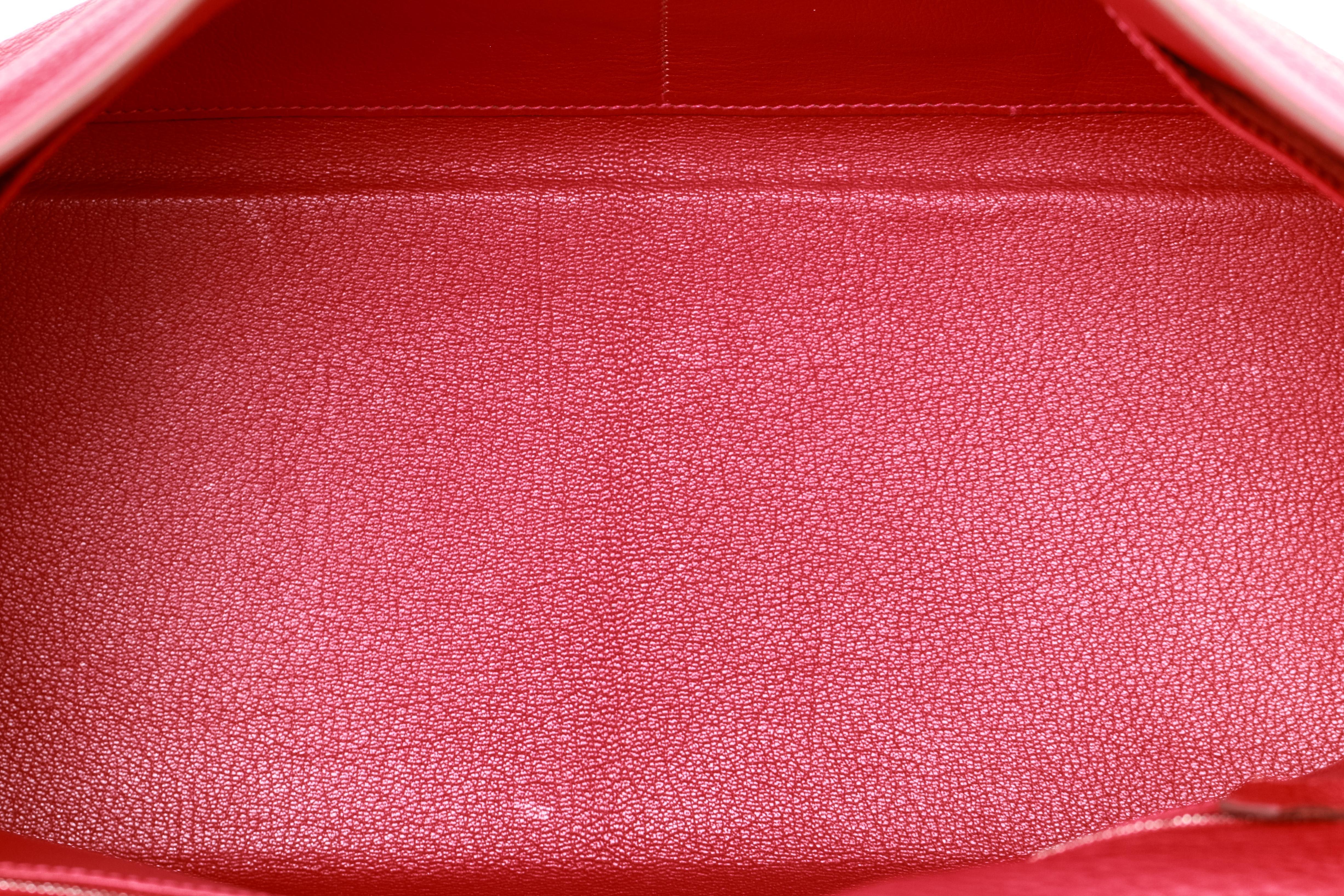 Hermes Kelly 35 Retourne Rouge Clemence Bag For Sale 4