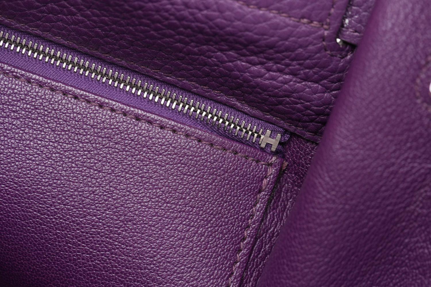 Hermès Kelly 35 Retourne Ultraviolet Bag For Sale 5