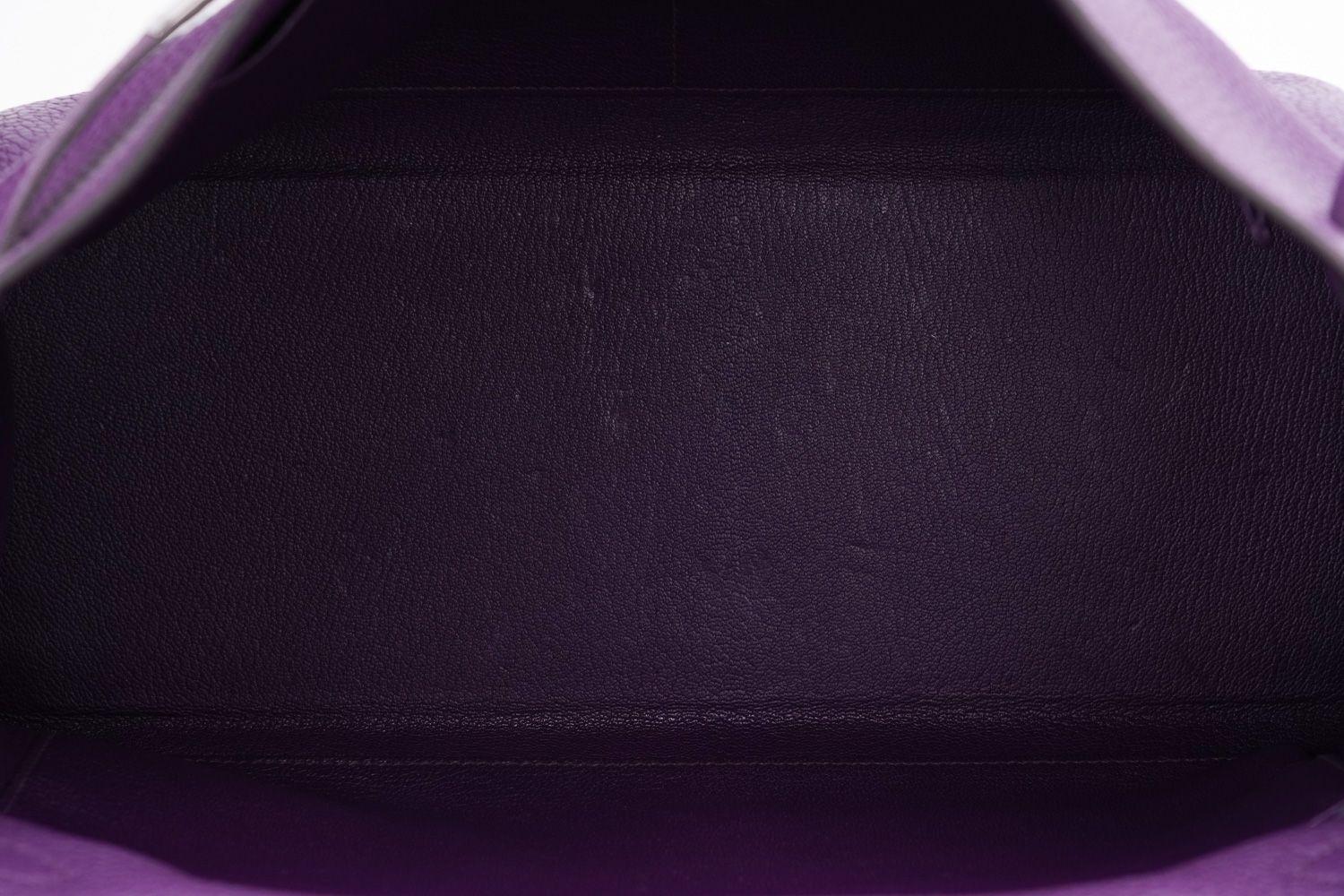 Hermès Kelly 35 Retourne Ultraviolet Bag For Sale 1