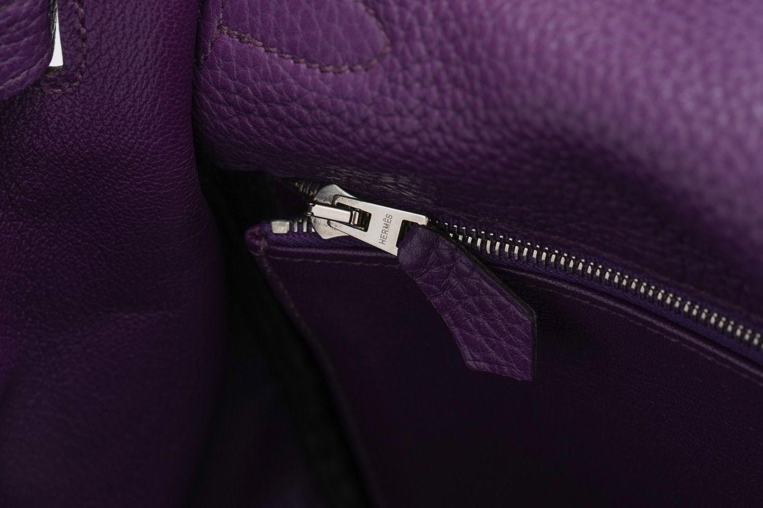 Hermès Kelly 35 Retourne Ultraviolet Bag For Sale 3