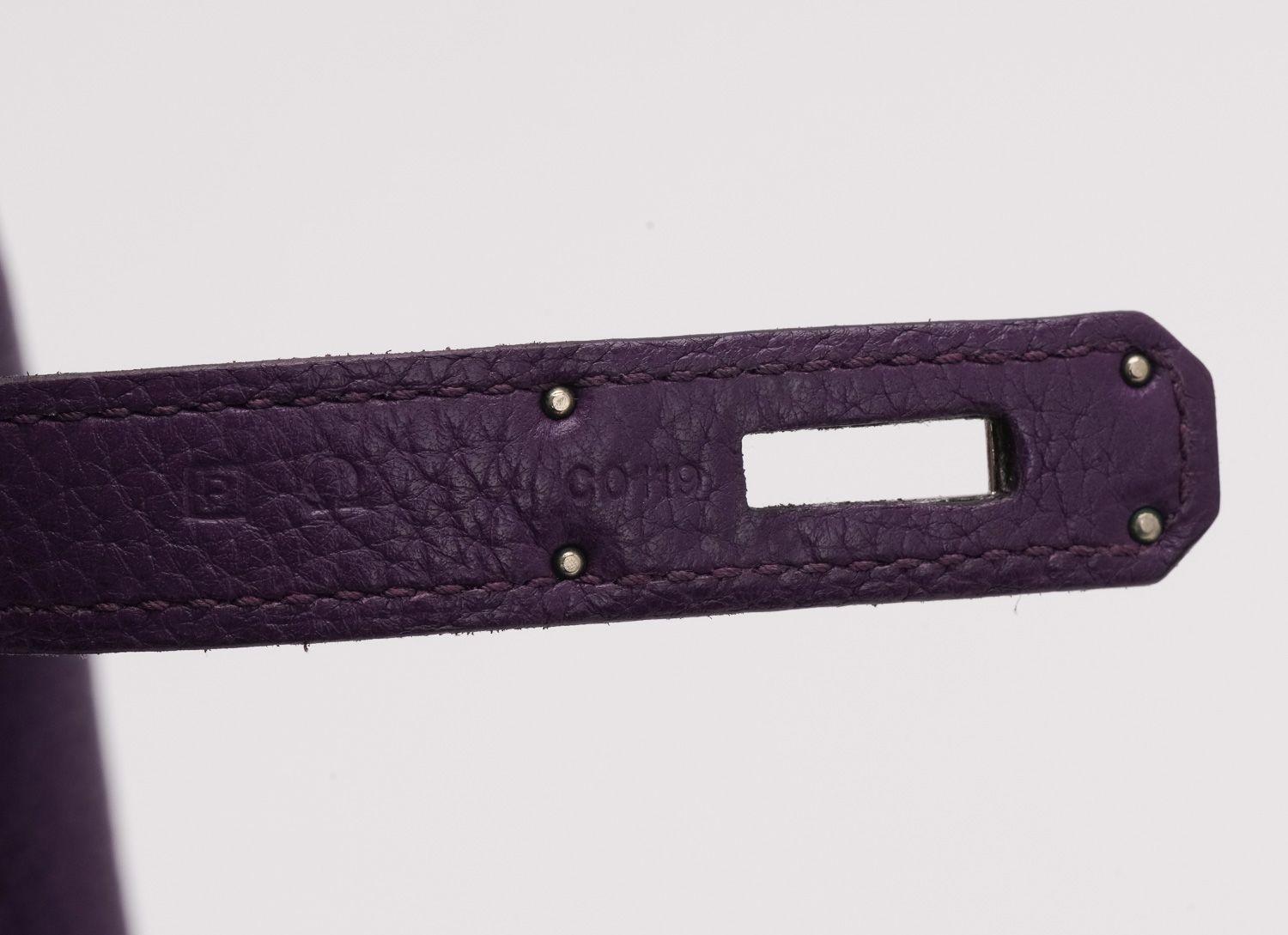 Hermès Kelly 35 Retourne Ultraviolet Bag For Sale 4