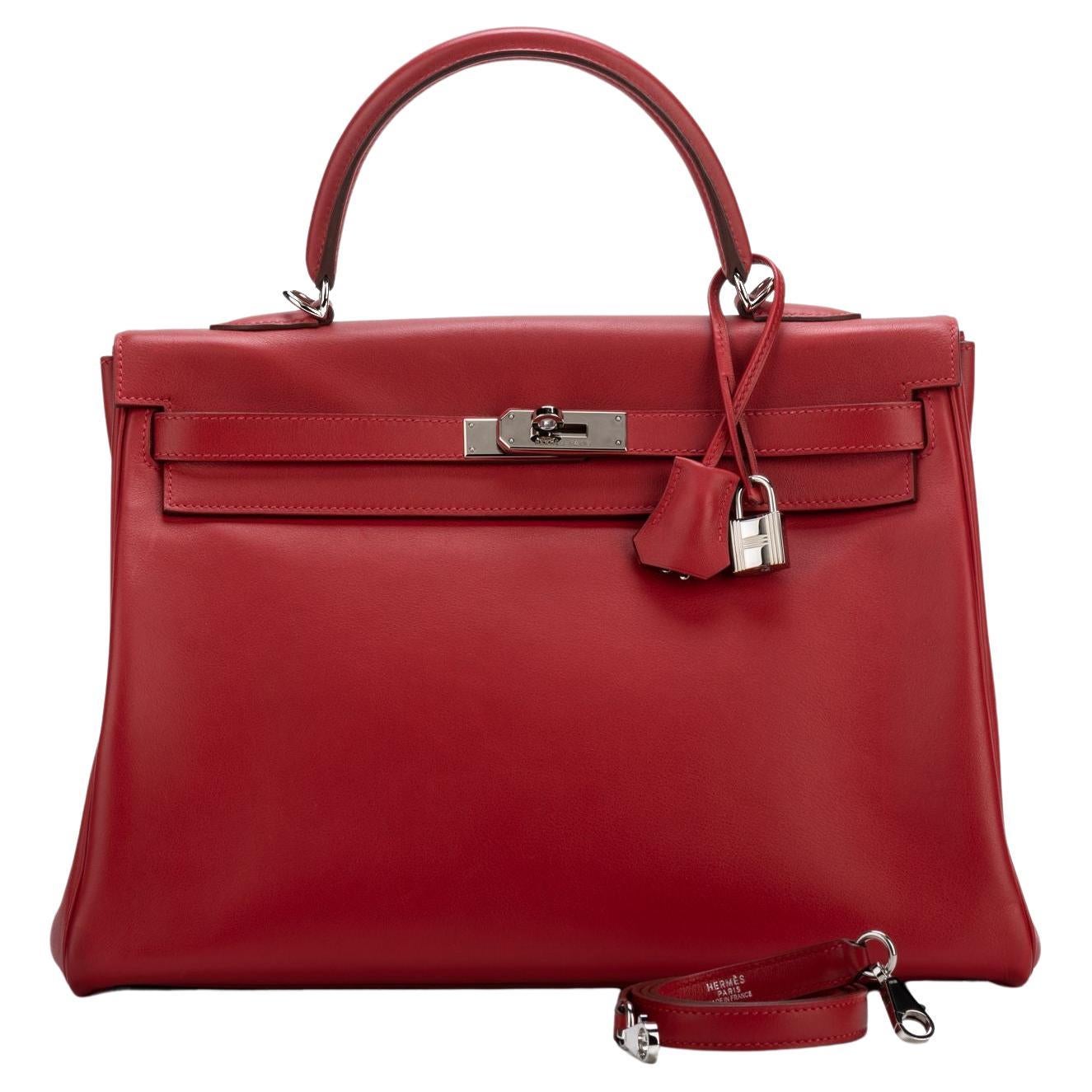 Hermes Kelly 35 Rouge Casaque Mauersegler