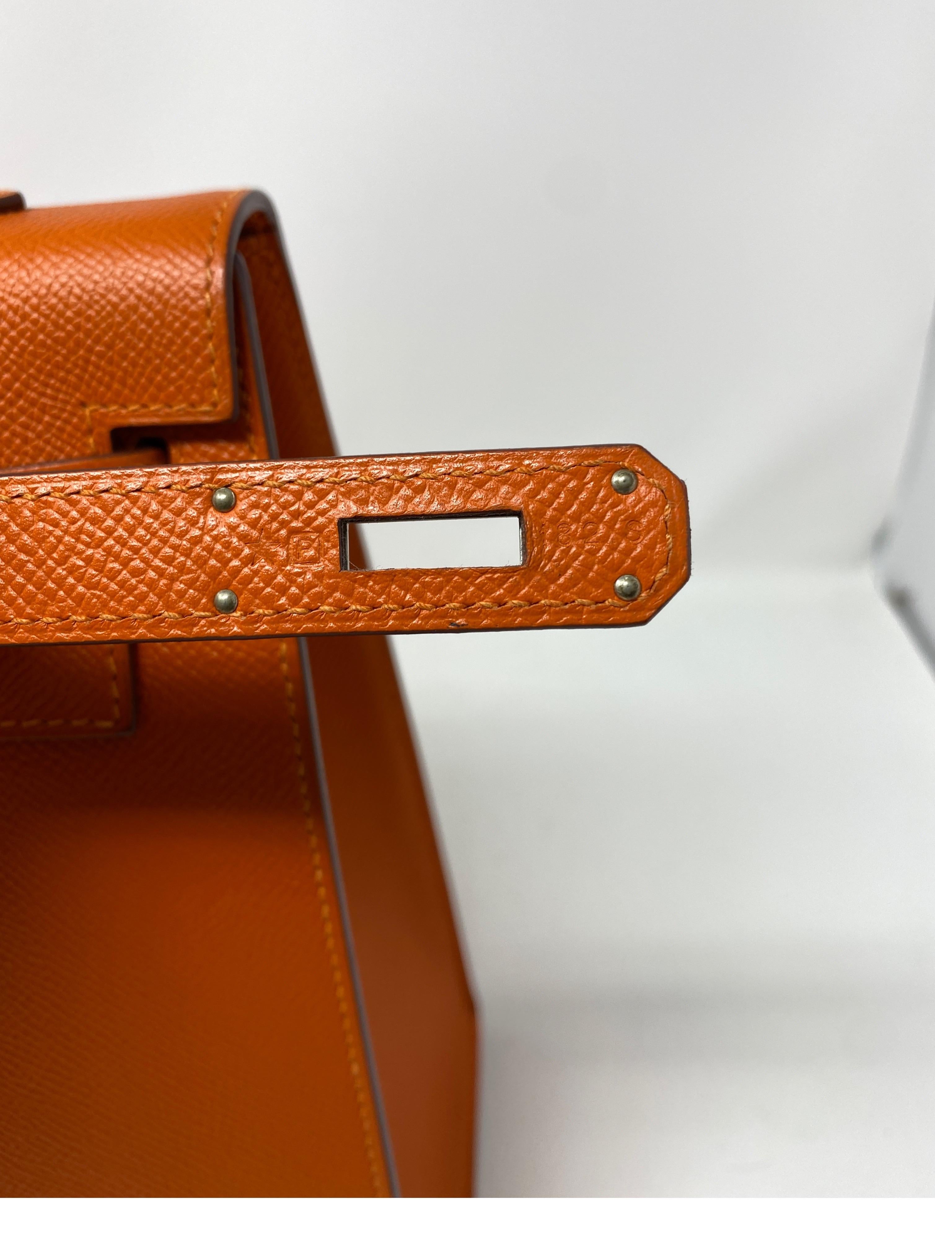 Hermes Kelly 35 Sellier Feu Bag 3