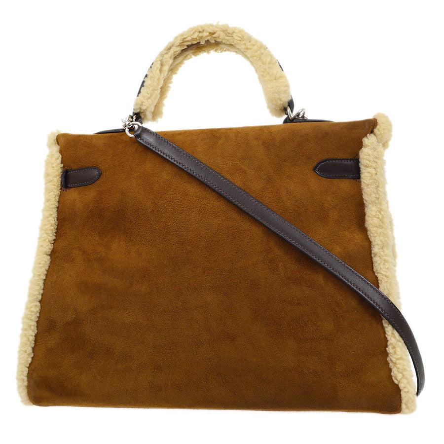 hermes kelly suede