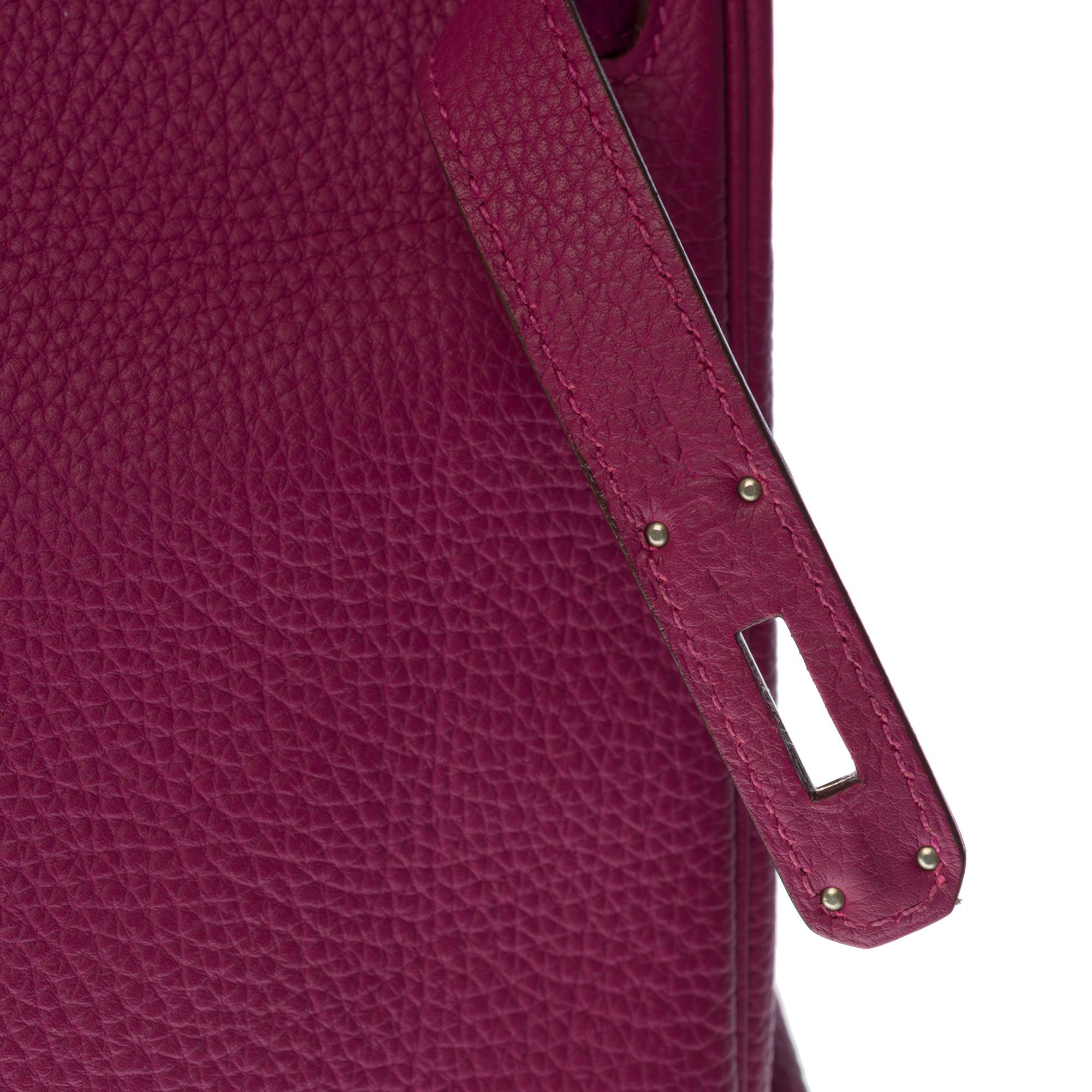 Hermès Kelly 35 sellier Special Order (HSS) in Pink and Grey Togo leather, BSHW 1