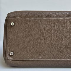 Hermes Kelly 35 Togo Etoupe Bag
