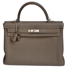 Hermes Kelly 35 Togo Etoupe Bag