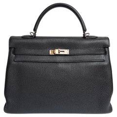 Hermes Kelly 35 Togo Leather Bag