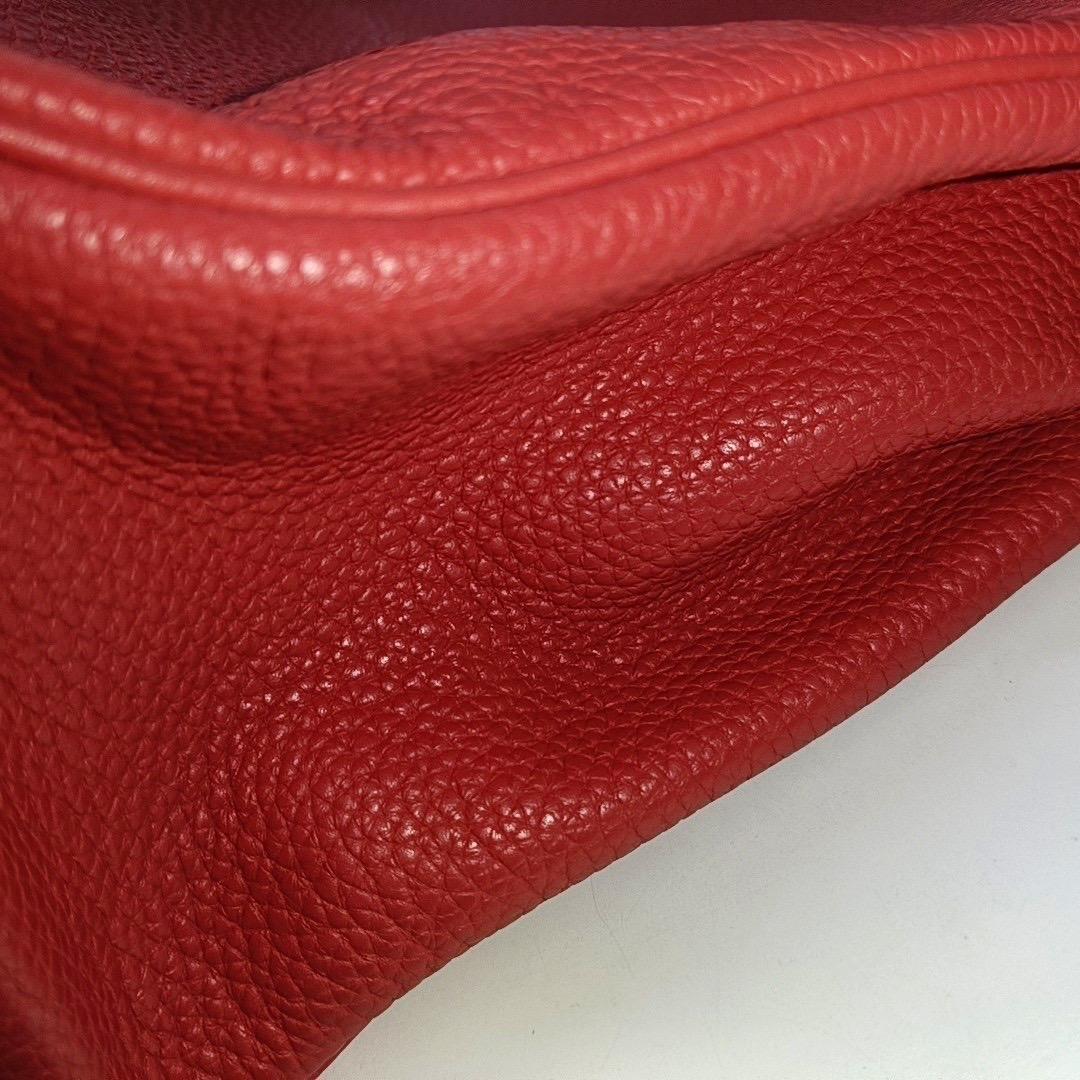 Hermes Kelly 40 Rose Jaipur Clemence Retourne Silver Hardware 2010 en vente 6
