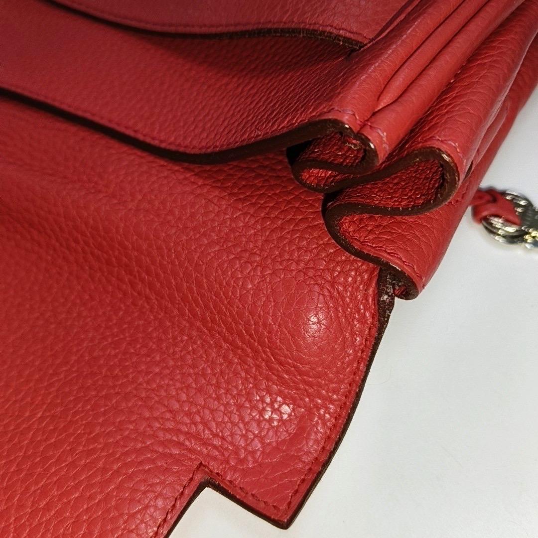 Hermes Kelly 40 Rose Jaipur Clemence Retourne Silver Hardware 2010 en vente 7
