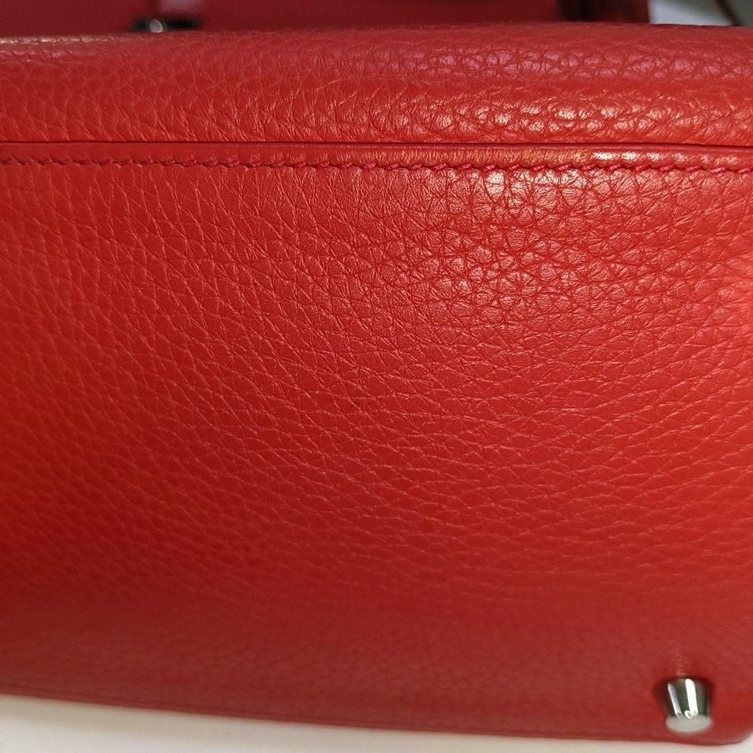 Hermes Kelly 40 Rose Jaipur Clemence Retourne Silver Hardware 2010 en vente 9