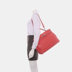Hermes Kelly 40 Rose Jaipur Clemence Retourne Silberne Hardware 2010
