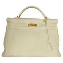Hermès Kelly 40 White Togo