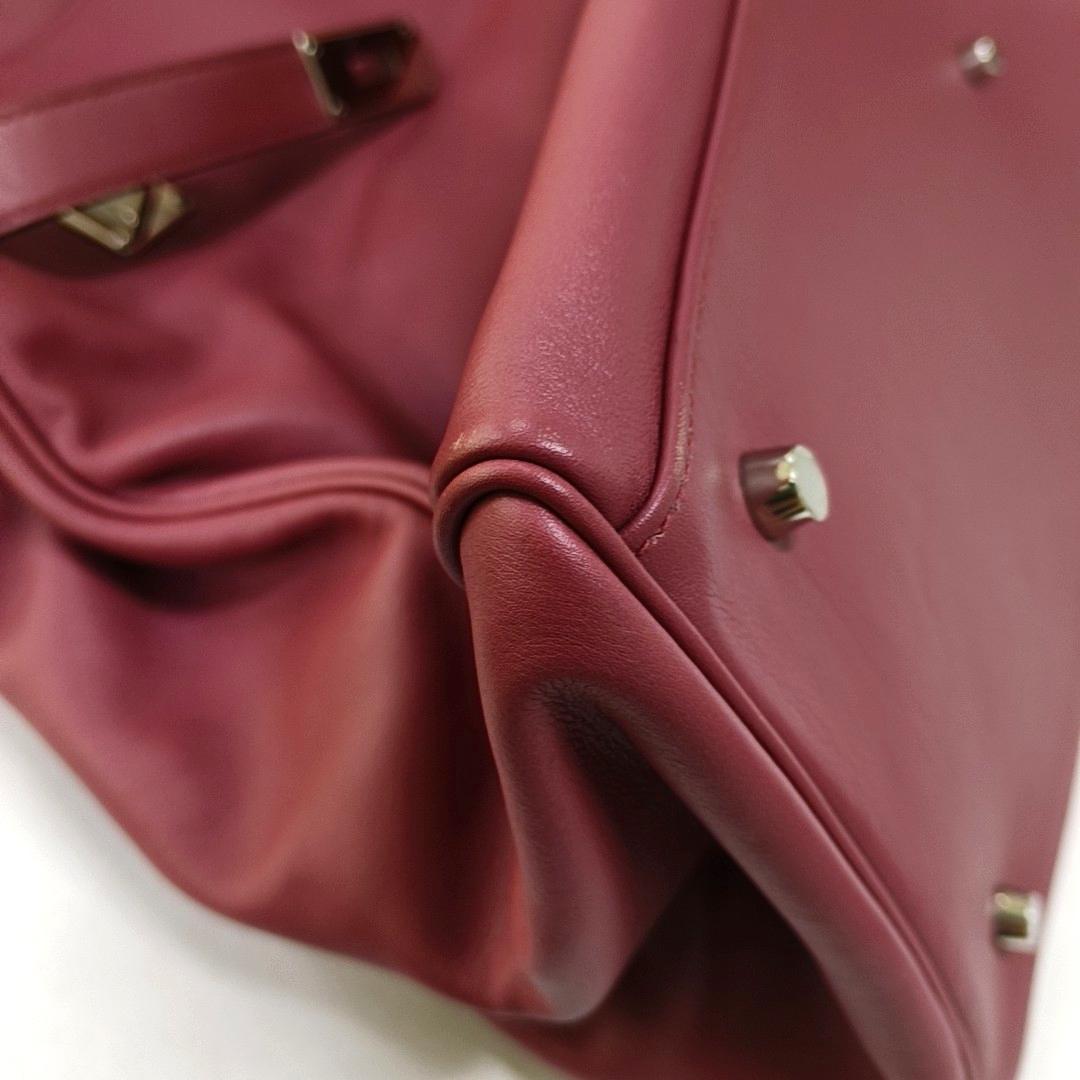 Hermès Kelly 50 Retourne Pink 0D Rose Mexico 4B Swift Leather Palladium HW 2011 8