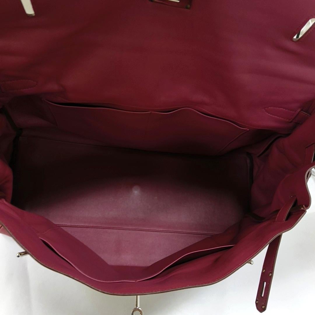 Hermès Kelly 50 Retourne Pink 0D Rose Mexico 4B Swift Leather Palladium HW 2011 1