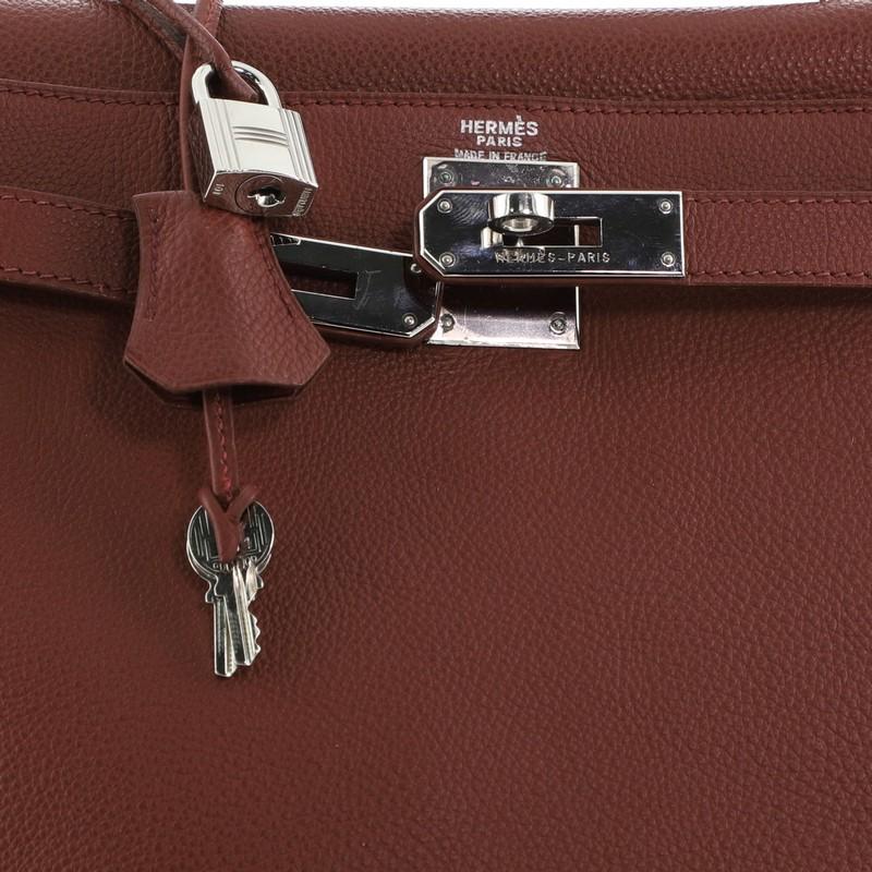 Hermes Kelly Ado Backpack Togo 28 In Good Condition In NY, NY