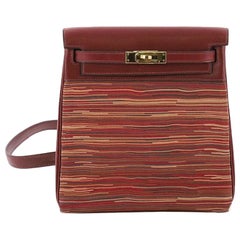 Hermes Kelly Ado Sac à dos Vibrato et Box Calf 20