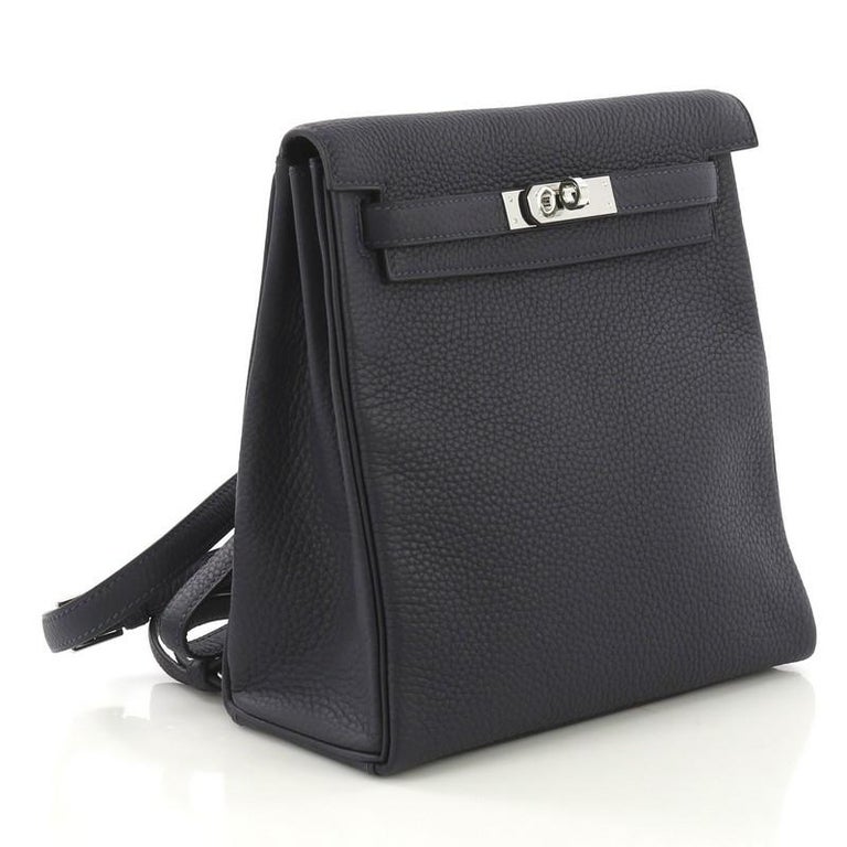 Hermes Kelly Ado II Backpack Clemence 20 For Sale at 1stdibs