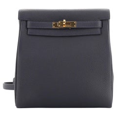 Hermes Kelly Ado PM Nata Clemence leather Silver hardware